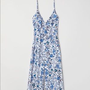 GUC H&M Ruffle-Front Wide Legged Jumpsuit